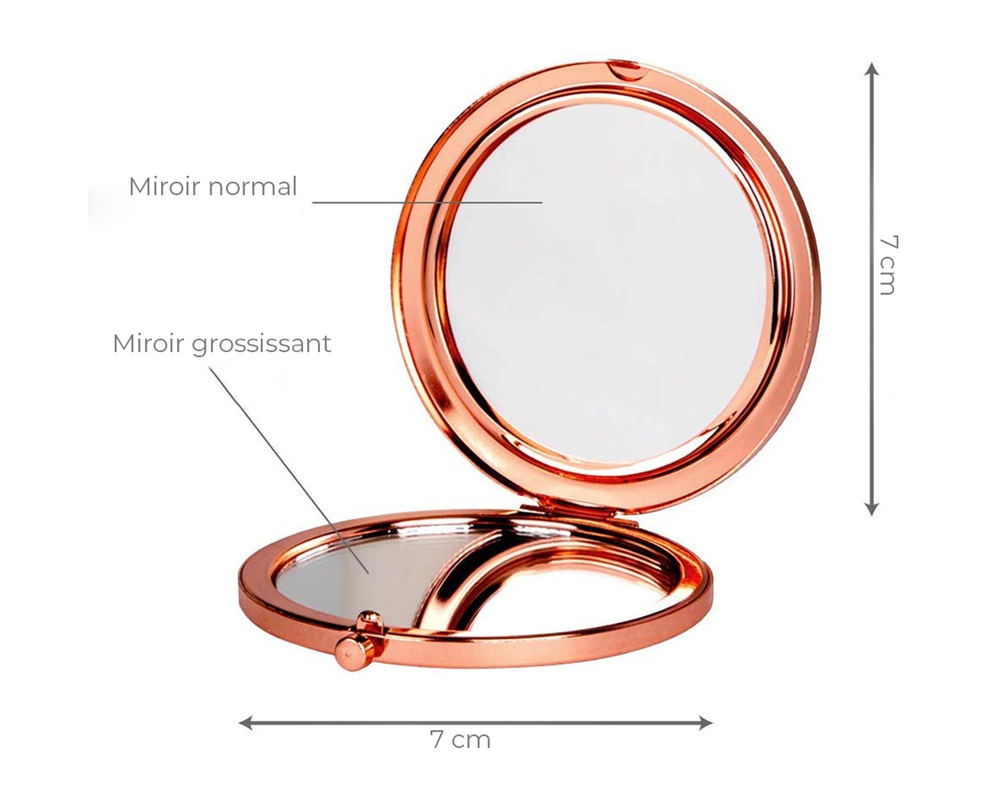 Miroir Panda ★ personnalisé