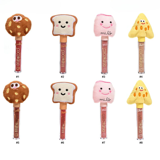 Collection de gloss brillants et colorés Foodie Fun pour un look gourmand