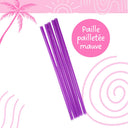 Pailles Pailletées Réutilisables