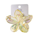 Pince à Cheveux Fleur – Couleurs Pastel Iridescentes
