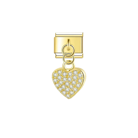 Charm doré COEUR DIAMS
