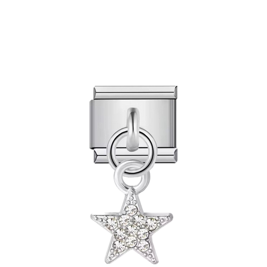 Charm argenté  STAR