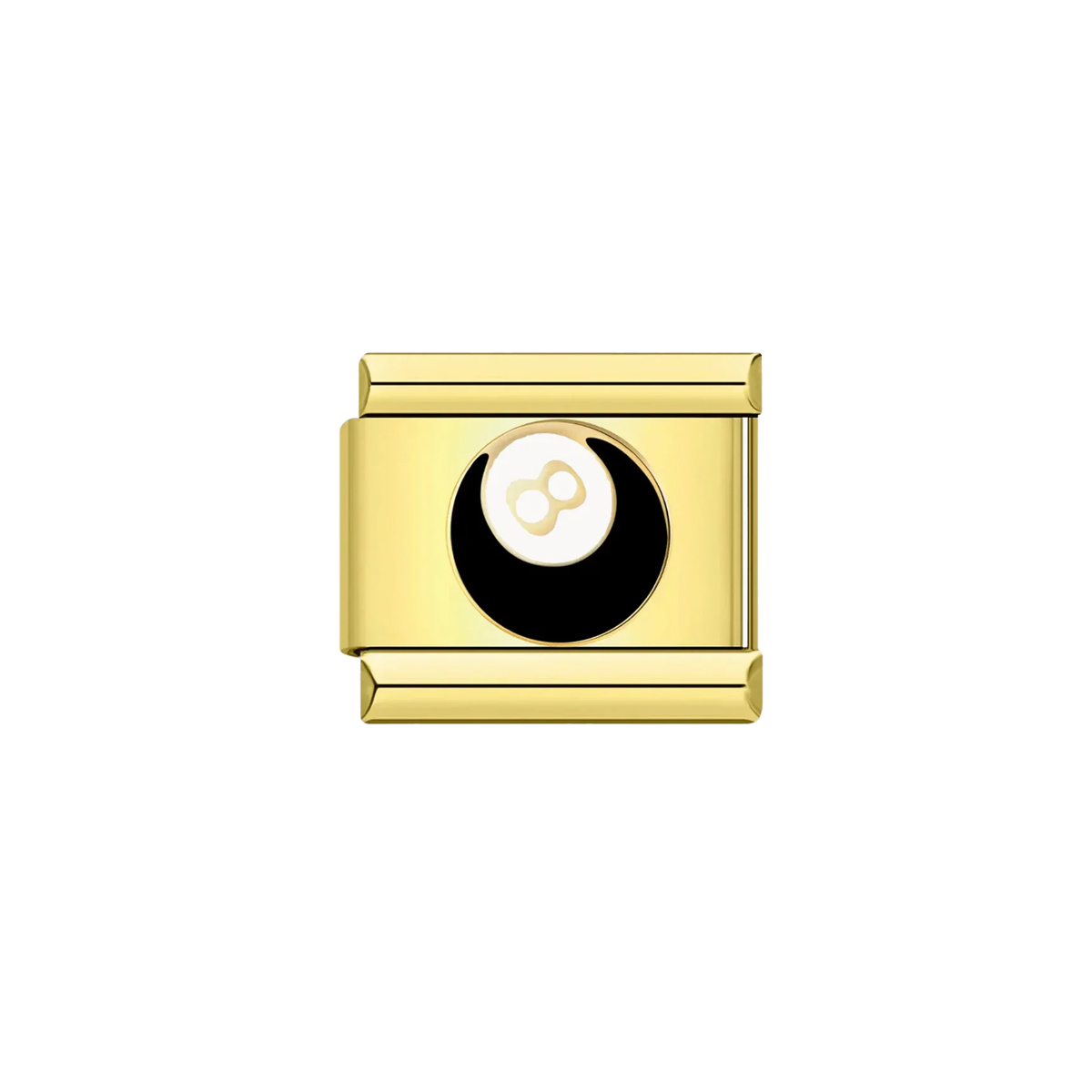 Charm doré boule noire