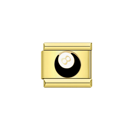 Charm doré boule noire