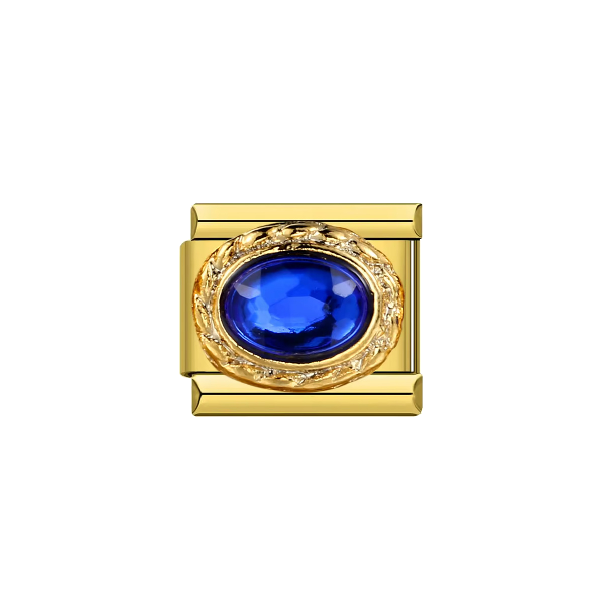 Charm doré saphir