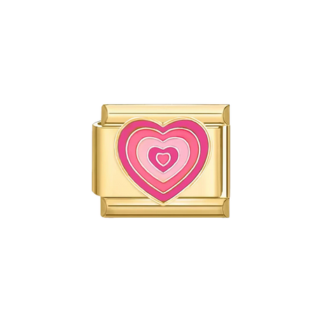 Charm doré PINK LOVE