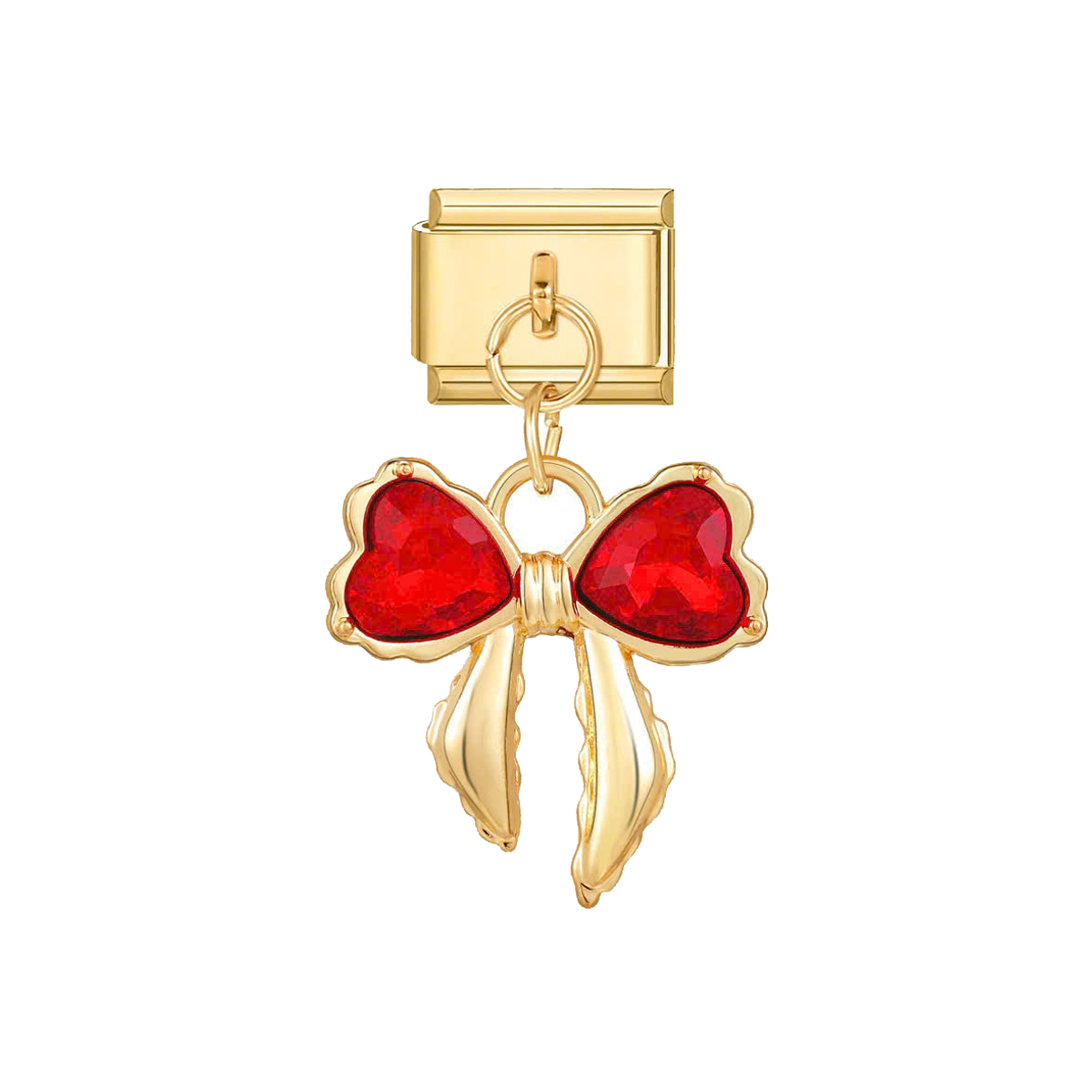Charm doré RUBIS BOW