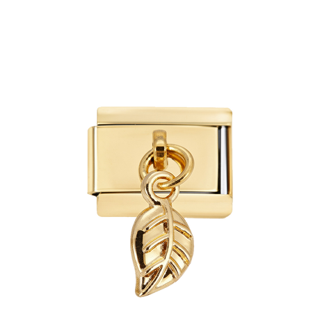 Charm doré LEAF