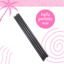Pailles Pailletées Réutilisables