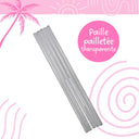 Pailles Pailletées Réutilisables