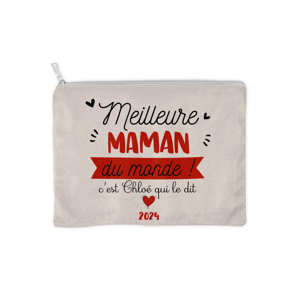 Pochette personnalisable - Meilleure maman, mamie, marraine ...