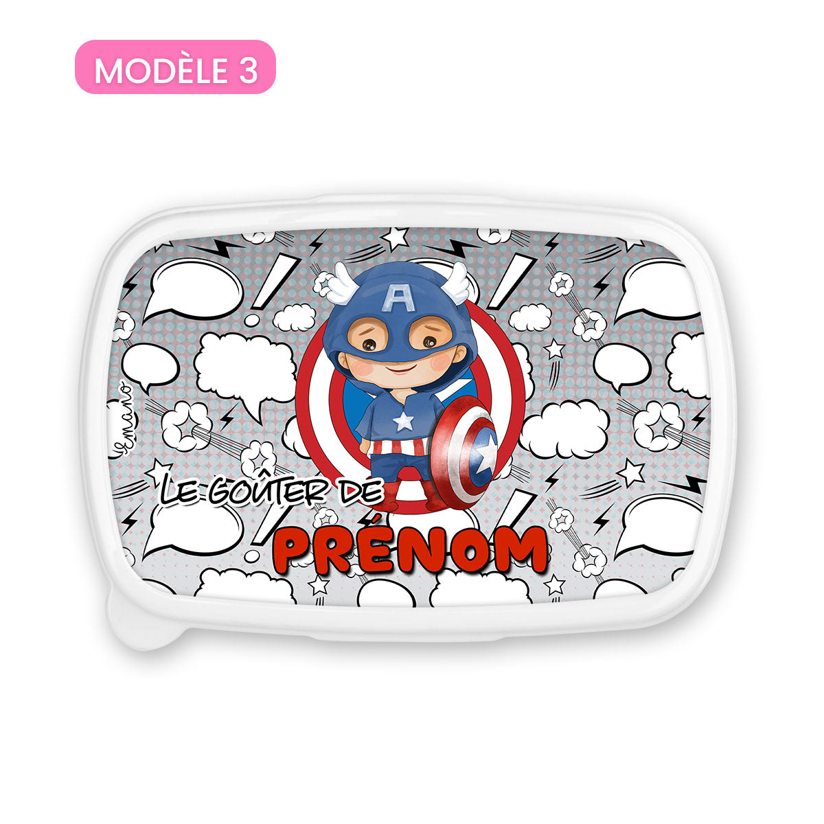 Boîte à goûter – Univers dessins animés