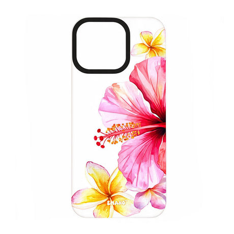 MOOD Tropical Bloom EMANO – plaque magnétique transparente à fleurs tropicales pour coque iPhone