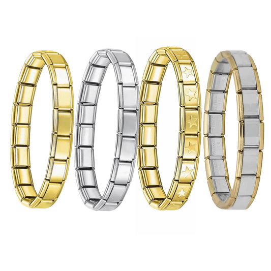 réez un bijou unique avec ce bracelet charms italien Emano en acier inoxydable. Idéal pour offrir ou se faire plaisir en Nouvelle-Calédonie.