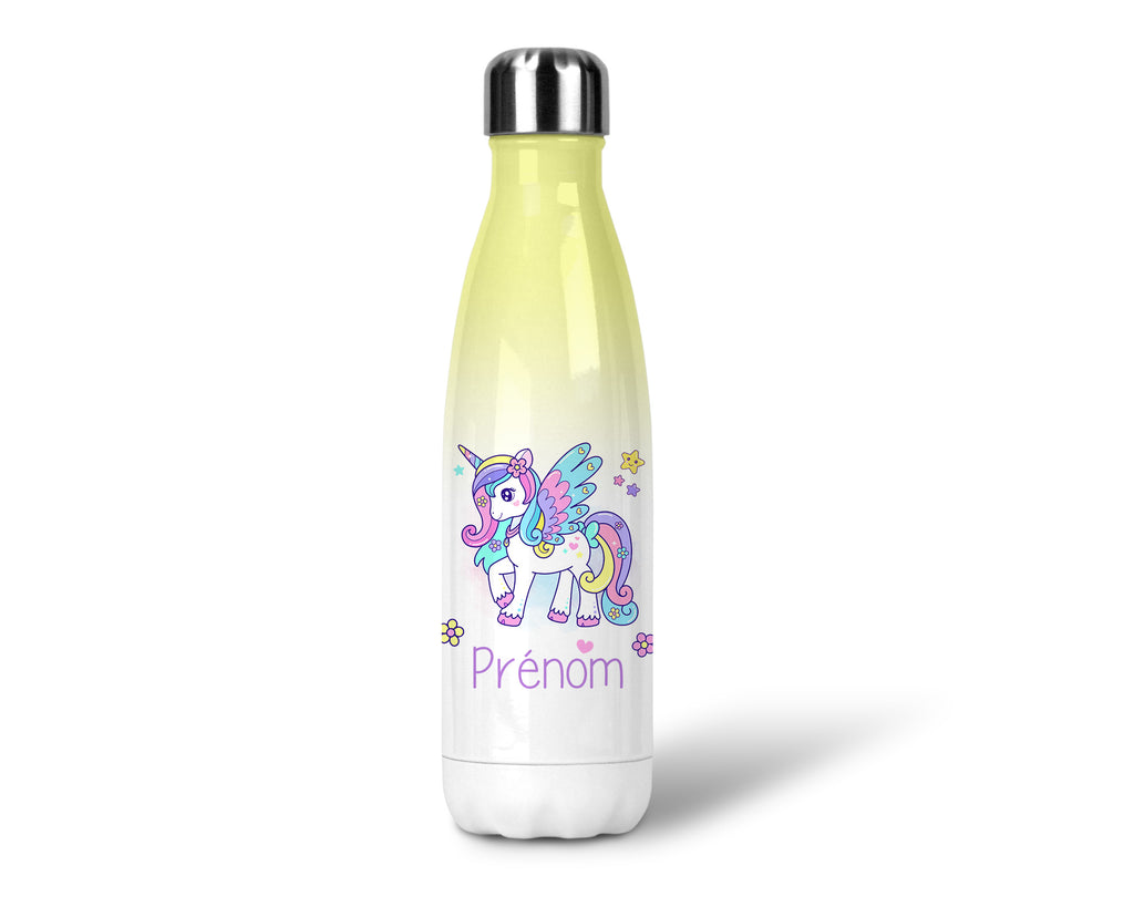 Gourde Licorne : Magie en Main. Explorez la féérie avec notre Gourde Licorne : votre compagnon magique pour rester hydraté en beauté !