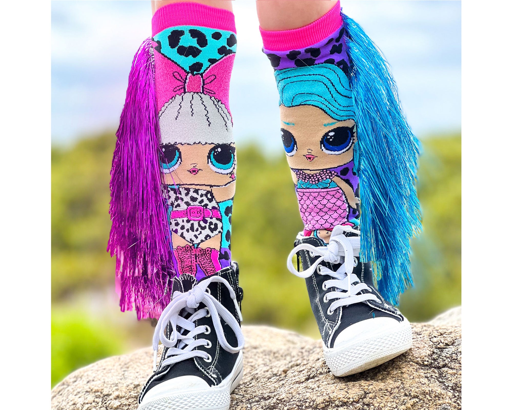 Pour que chaque journée ressemble à un événement sur le tapis rouge, ces chaussettes amusantes  affichent un style confiant avec  leurs couleur.