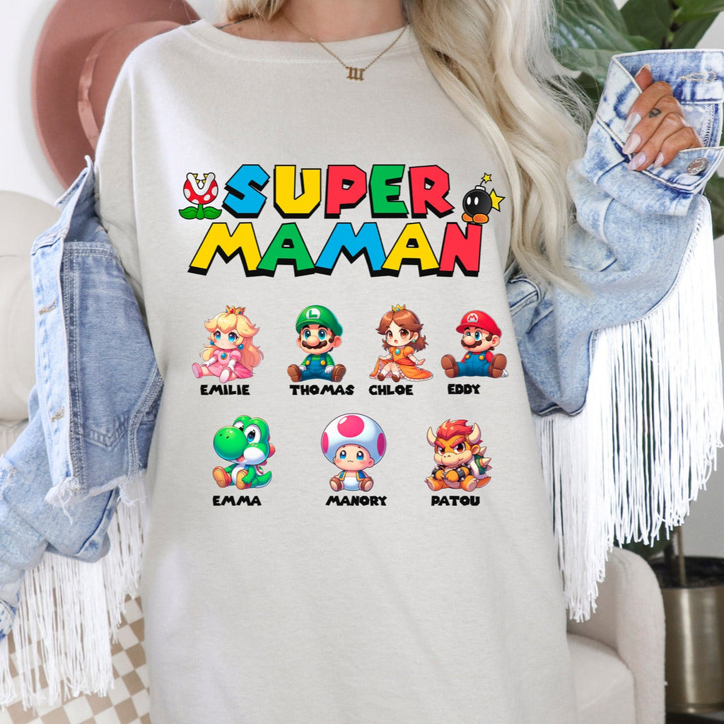 T-shirt SUPER MAMAN