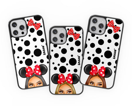 Célébrez l'icône de la mode avec nos coques Emano Minnie Mouse pour femmes ! 🎀📱 #StyleMinnie