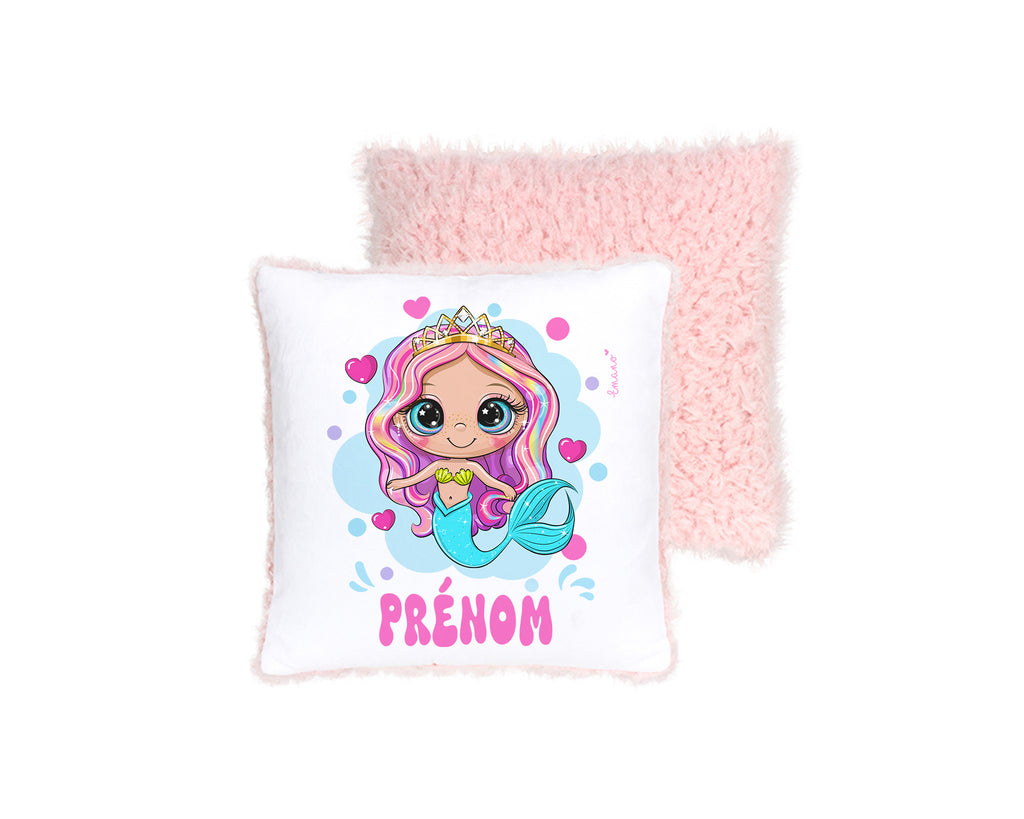 Coussin Sirène Personnalisé : Magie à Personnaliser.