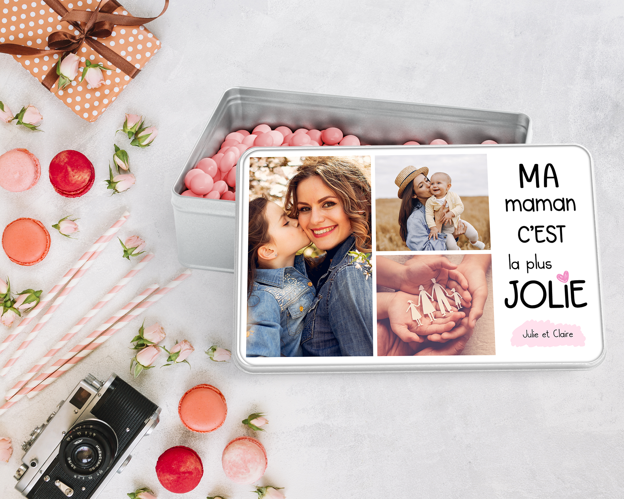 Boîte photo personnalisée