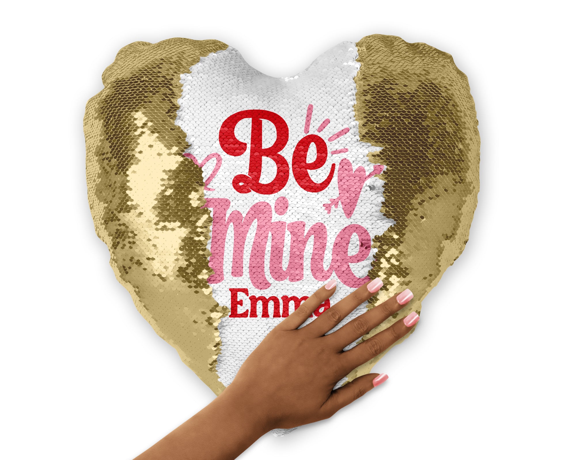 Coussin coeur  personnalisable  - Be mine
