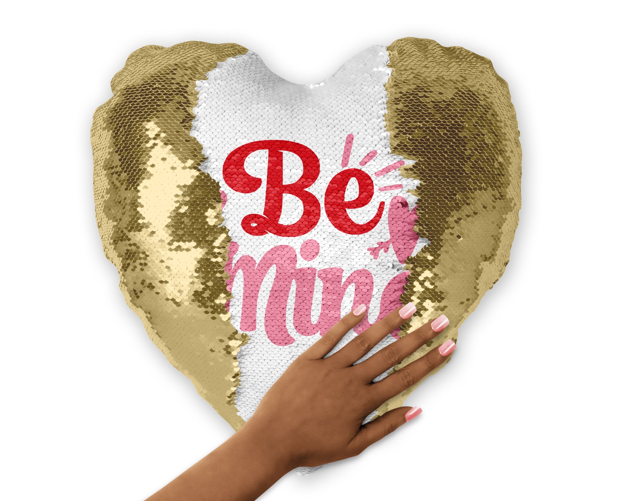 Coussin coeur  personnalisable  - Be mine