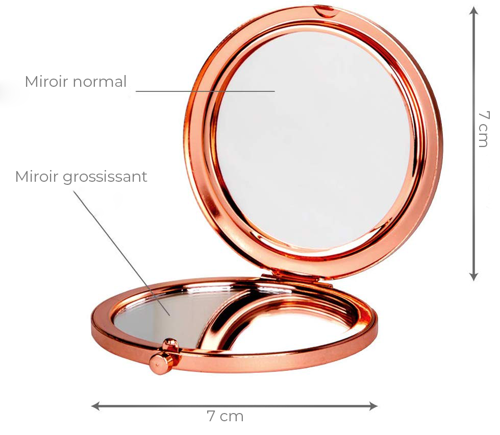 Miroir personnalisé licorne