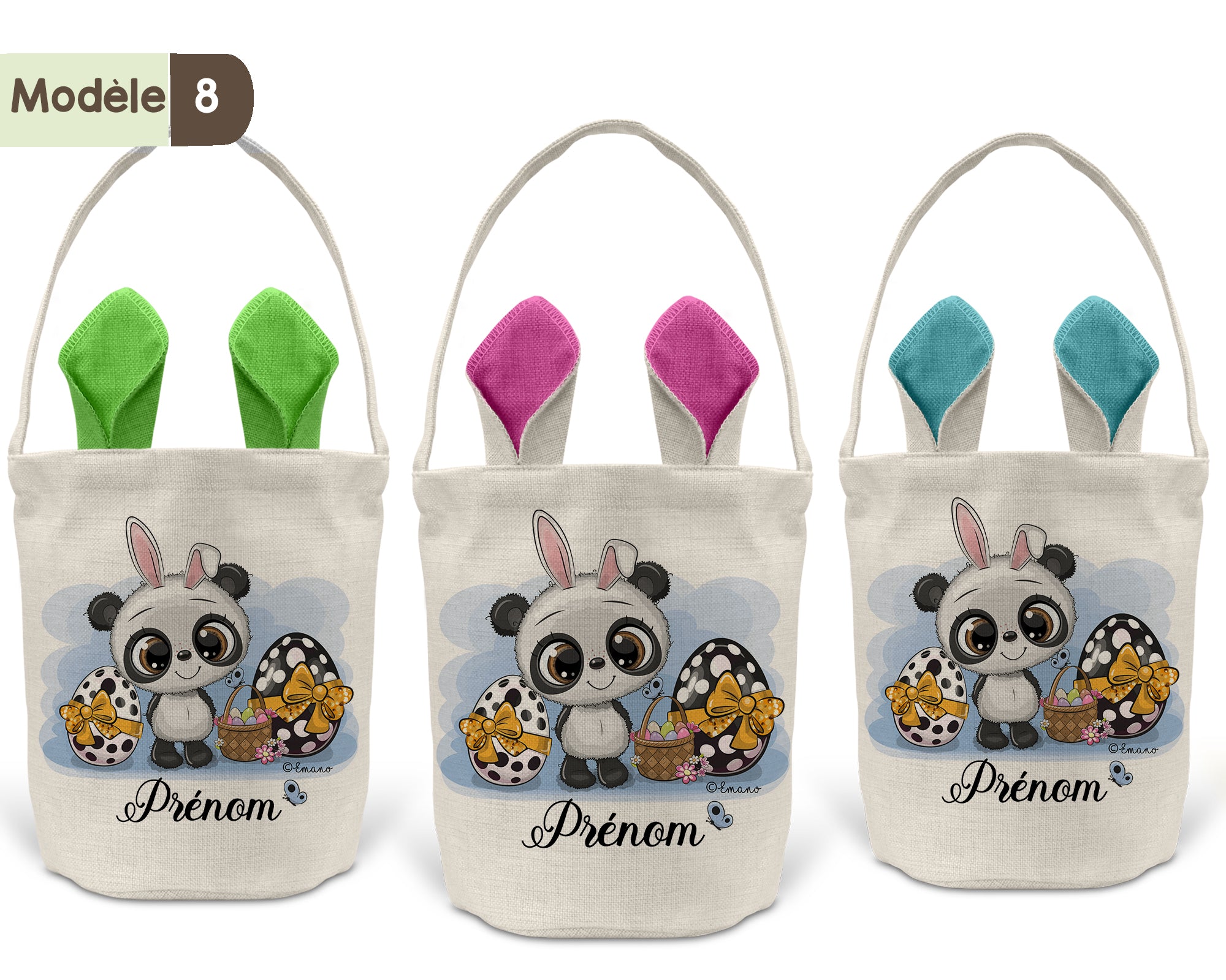 Panier de Pâques personnalisé -Thème animaux